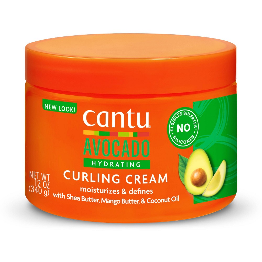 Photos - Hair Styling Product Cantu Avocado Coconut Curling Cream - 12 oz 