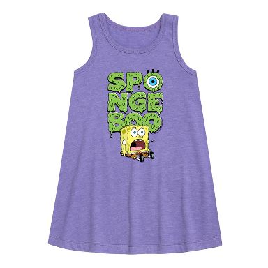 spongebob in purple dress Spongebob The Purple Girl Sticker
