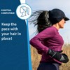 TrailHeads Fleece Ponytail Hat for Women –  Reflective Winter Beanie with Visor for Running, Hiking - 3 of 4