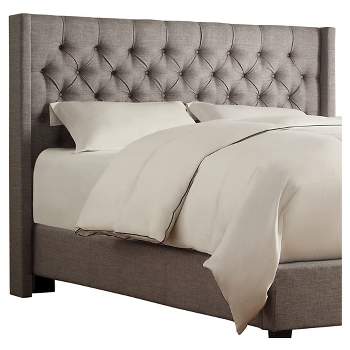 Highland Park Button Tufted Wingback Headboard - Inspire Q