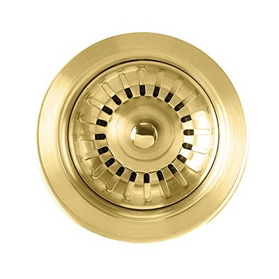 ALFI Noah Plus 3 1/2 Inch Stainless Steel Basket Strainer
