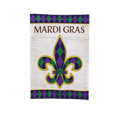 Fleur de Lis Garden Linen Flag