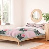 Deny Designs 3pc Full/Queen Angela Minca Chrysanthemum Grid Pattern Duvet and Sham Set - 2 of 4