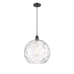 Athens Water Glass - 1 Light Pendant In Industrial Style-16.88 Inches Tall and 13.75 Inches Wide - 1 of 1