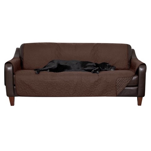 Furniture Cover, 100% Waterproof Protector Cover for Love Seat by Petmaker, Non-Slip, Stain Resistant, Great for Dogs, Pets, and Kids, Brown