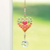 Woodstock Windchimes Crystal Dreams Heart of Hearts, Wind Chimes For Outside, Wind Chimes For Garden, Patio, and Outdoor Decor, 4"L - 4 of 4