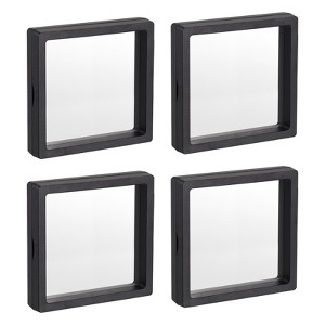 Unique Bargains ABS frames and Flexible TPU film Jewelry Box 4 Pcs - 1 of 4