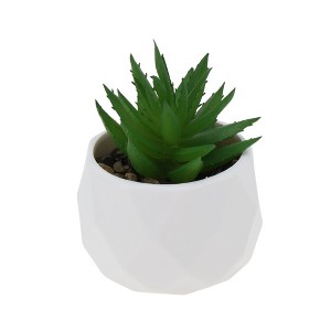 Unique Bargains Fake Succulent Plant for Office Desk Bathroom Kitchen Decor - 1 of 4