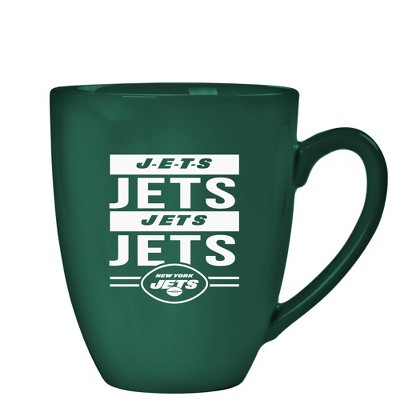 NFL New York Jets 15oz Rally Cry Bistro Mug