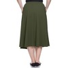 Women's Plus Size Tasmin Flare Midi Skirts - White Mark - 3 of 3