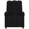 vidaXL Massage Recliner Chair - Black Manual Push Back - 4 of 4