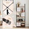 FURNIinspire Decorative Bookshelf 5 Tier Multifunctional Standing Shelf, Modern Book Shelf Book Rack Storage Rack Shelves, Brown, 11.81"*23.62"*62.2" - 4 of 4