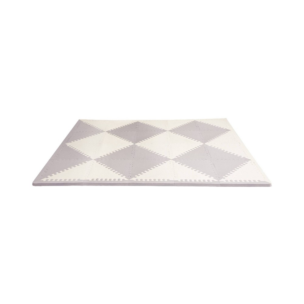 Photos - Educational Toy Skip Hop Playspot Geo Foam Floor Tiles, Chevron Cream 