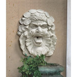 Design Toscano Hafod Mansion Greenman Fountain Wall Sculpture - 1 of 3