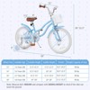 Costway 18'' Kids Bike Toddler Bicycle with Training Wheel Kickstand for 4-8 Years Old Purple/Pink/Turquoise/Blue/Beige/Green - 3 of 4