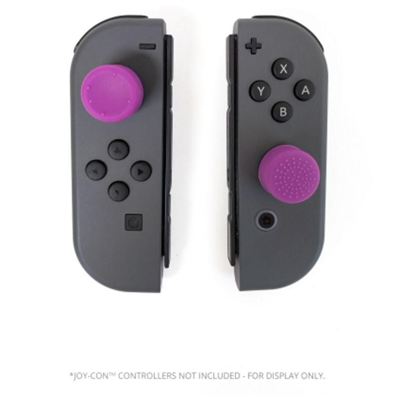 Unique Bargains for Nintendo Switch Thumbstick Grip Caps Large Purple, 2 of 4