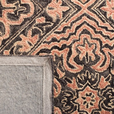 Trace TRC507 Hand Tufted Area Rug - Black/Red - 3'x5' - Safavieh.