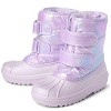 The Children's Place Girls Iridescent All Weather Boots - 3 of 4