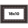 PosterPalooza | 3.5" Wide Ornate Black Picture Frame - UV Acrylic, Backing Board, Hanging Hardware Included - 2 of 4