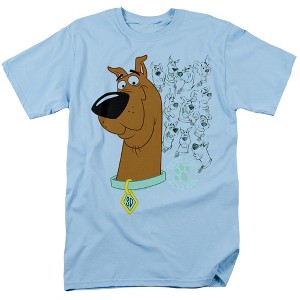 Scooby Doo Evolution Of Scooby Doo Adult T-Shirt - 1 of 4
