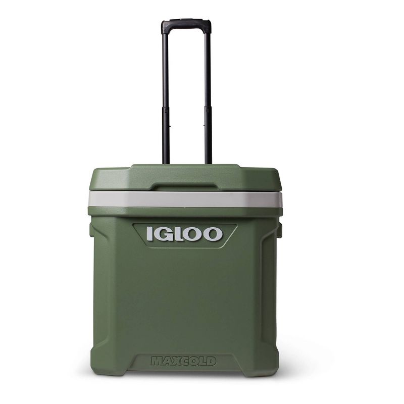 Igloo Ecocool Latitude 60qt Roller Cooler - Green, 1 of 14