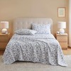 Gracie Mills Persephone Cotton Flannel Sheet Set - 2 of 4