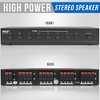 Pyle Premium New and Improved 8 Zone Channel Speaker - Black - 2 of 4