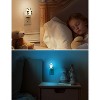YANSUN 0.5W Plug-In Light Sensor Panda Design Night Light , White Housing, 3000K (50%-100%) to RGB Gradient, Button Color Adjustment - 4 of 4