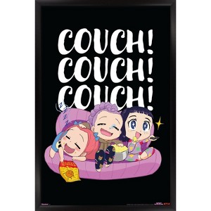 Trends International Netflix KPop Demon Hunters (2025) - Huntrix Chibi Couch Framed Wall Poster Prints - 1 of 4
