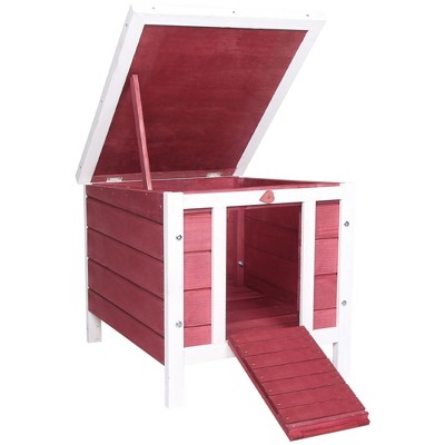 UbMelt Outdoor Dog House Wooden Dog Kennel for Small Medium Large Dogs Puppy Shelter Waterproof&Durable,Red
