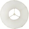 Springcrest Set of 2 Scalloped Bell Lamp Shades Cream Medium 7" Top x 14" Bottom x 12.5" High Spider with Harp and Finial Fitting - 4 of 4
