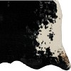 HomeStock Faux Cow Hide Black and White Salt and Pepper, Tufted and Printed, Transitional - 2 of 4