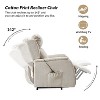 Set of 2 Fabiola Upholstered Lift Assist Power Recliner Chair|ART OF LIVING DESIGNS - 3 of 4