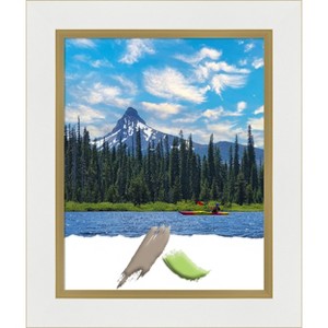 Amanti Art Eva White Gold Picture Frame - 1 of 4