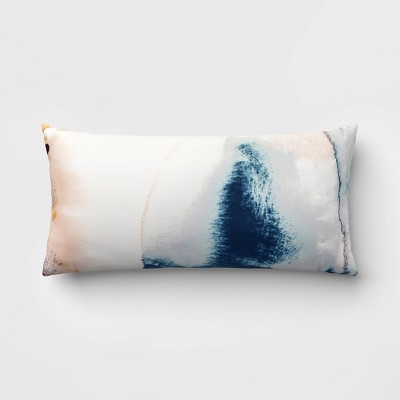 10"x20" Watercolor Outdoor Lumbar Pillow - Threshold™