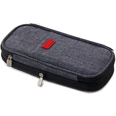 Fmeida Large Storage Pencil Case Pen Bag with Zipper Big Capacity Pouch Organizer for Office Travel Holder Box