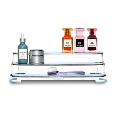 2 Tier Bathroom Tray Organizer - Madesmart