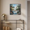 Art Remedy Paradise Bathtub Tropical Bathroom Wall Art Framed - 2 of 4