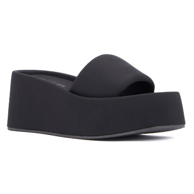 Olivia Miller Women's Uproar Wedge Sandal