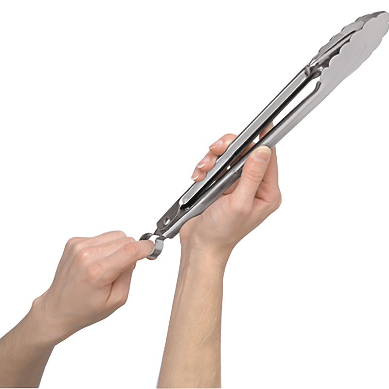 Cuisipro 9.5 Inch Stainless Steel Locking Tongs, 2 of 3