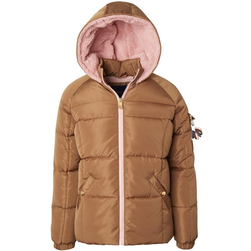 Limited Too Big Girl GWP Puffer Jacket with Fleece Hood Lining, 2 of 3