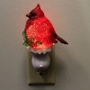 7.5 Inch Cardinal Swirl Nightlight Electric Holly Plug-In Nightlights - 2 of 3