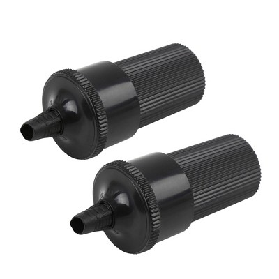 Unique Bargains Car Cigarette Lighter Female Socket Adapter Power Charger Port 12V 24V 5.91" Black 2pcs