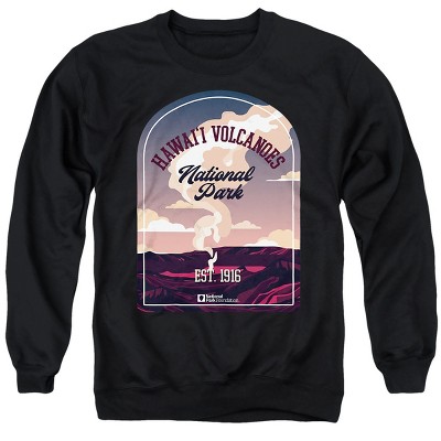 Men's Hawai'i Volcanoes National Park Illustrated Landscape Crewneck Sweatshirt