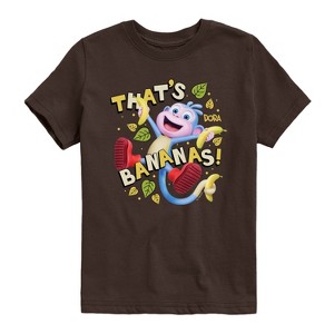 Boys' - Dora the Explorer - Thats Bananas Short Sleeve Graphic T-Shirt - 1 of 3