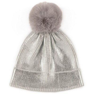 Shiraleah Jax Beanie, Silver