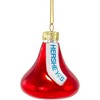 Kurt Adler Hershey Kiss Glass Ornaments, 3-Piece Box Set - 3 of 4