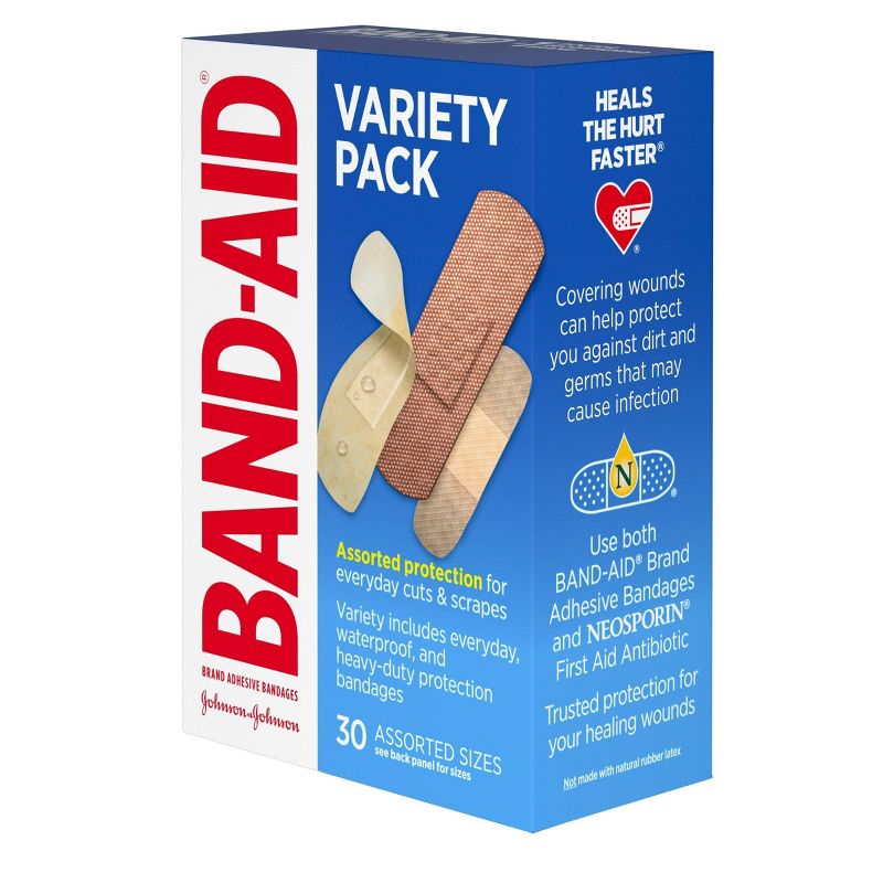 Band-Aid Brand Adhesive Bandages Family Variety Pack - 30ct, 5 of 8