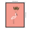 Amanti Art Leaf Crown Flamingo by Kendra Dandy Canvas Wall Art Print Framed 23 x 30-in. - 4 of 4