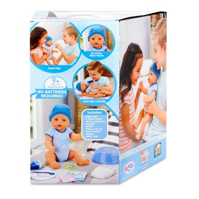 baby born interactive doll blue eyes